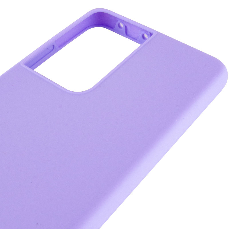 Купить Чехол Silicone Cover Lakshmi (AA) для Samsung Galaxy S21 Ultra (Сиреневый / Dasheen) на vchehle.ua