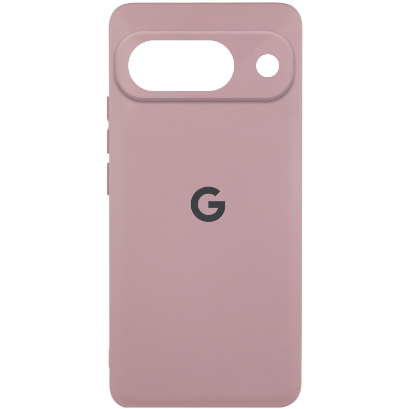 Чехол Silicone Cover Lakshmi Full Camera (AAA) with Logo для Google Pixel 9 (Розовый / Pink Sand)