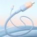 Фото Дата кабель Baseus Discolor Series Fast Charging USB to Lightning 2.4A (1m) (P10374900) (Galaxy Blue) на vchehle.ua