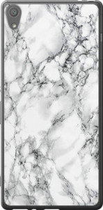 Чехол Мрамор белый для Sony Xperia XA Dual