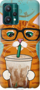 Чохол Зеленоокий кіт в окулярах на Realme 9 Pro