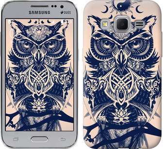 

Чехол Узорчатая сова для Samsung Galaxy Core Prime G360H 627266