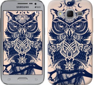 Чохол Узорчата сова на Samsung Galaxy Core Prime G360H