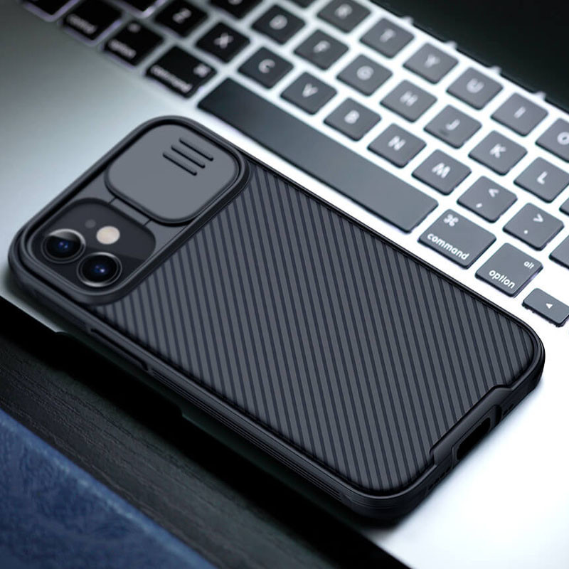 Купить Карбоновая накладка Nillkin CamShield Pro для Apple iPhone 11 (6.1") (Черный) на vchehle.ua