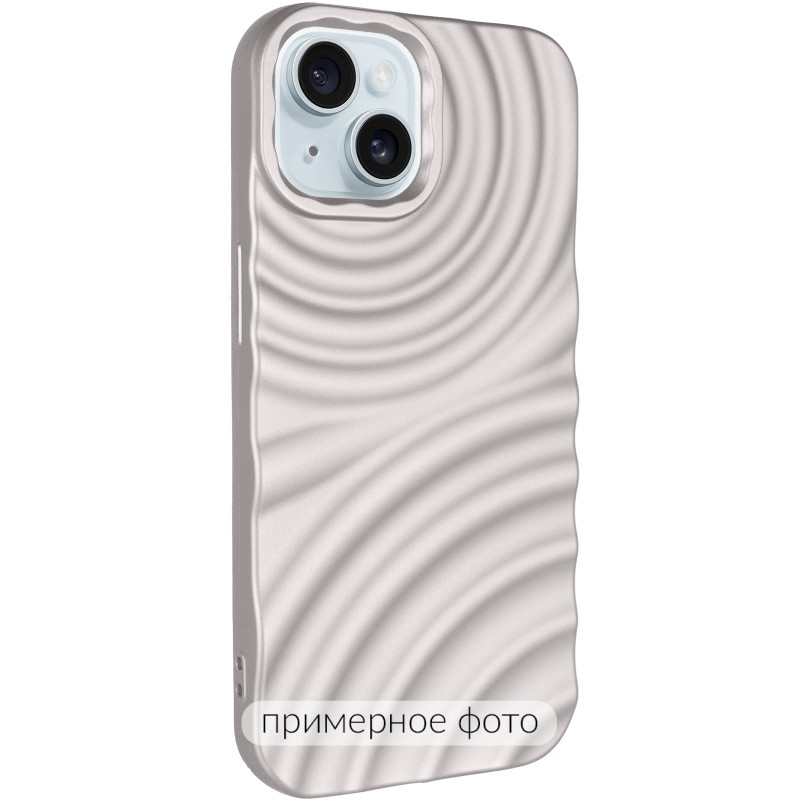 Чохол TPU MonoWave на Apple iPhone 15 (6.1") (Light Gray)