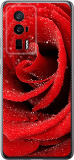 Чехол Красная роза для Xiaomi Redmi K60