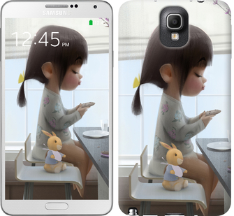 

Чехол Милая девочка с зайчиком для Samsung Galaxy Note 3 N9000 636434