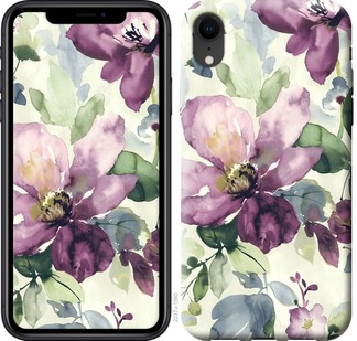 

Чехол Цветы акварелью для iPhone XR 668322