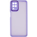 Фото TPU+PC чехол Accent для Samsung Galaxy A12 (White / Purple) на vchehle.ua