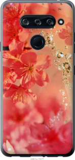 

Чохол Рожеві квіти на LG V40 ThinQ 693086