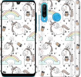 

Чохол Єдиноріг і кава на Huawei P30 Lite 841026