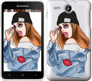 

Чехол Девушка v3 для Lenovo A529 842859