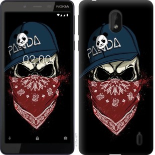 

Чехол Череп в кепке для Nokia 1 Plus 763304