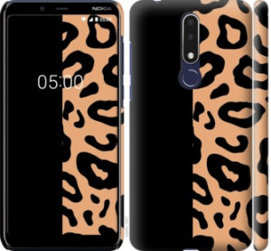 Чехол Пятна леопарда для Nokia 3.1 Plus