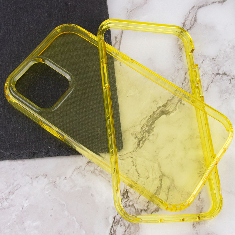 Фото Чехол TPU+PC Full Body с защитой 360 для Apple iPhone 12 Pro / 12 (6.1") (Желтый) в магазине vchehle.ua