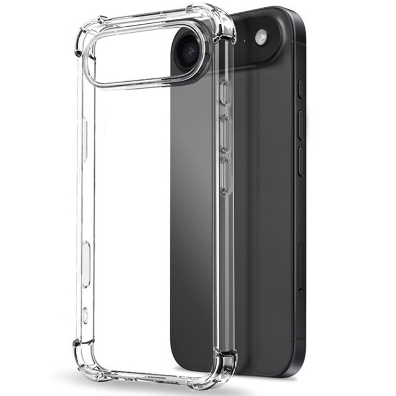 Фото TPU чехол GETMAN Ease logo усиленные углы для Apple iPhone 17 Air (6.6") (Бесцветный (прозрачный)) в магазине vchehle.ua