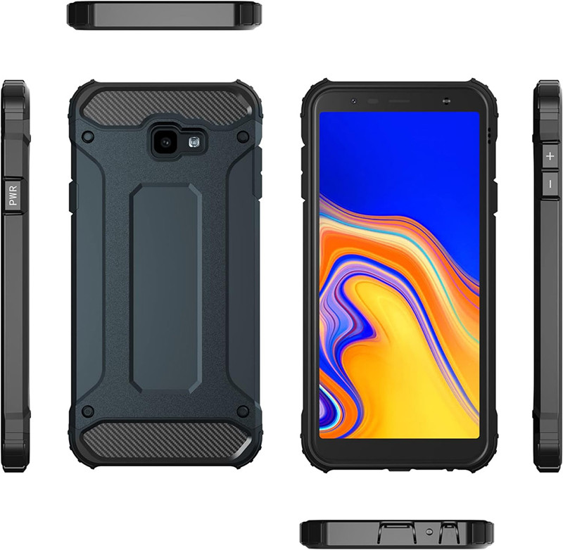 Фото Бронированный противоударный TPU+PC чехол Immortal для Samsung A520 Galaxy A5 (2017) (Серый / Metal slate) на vchehle.ua