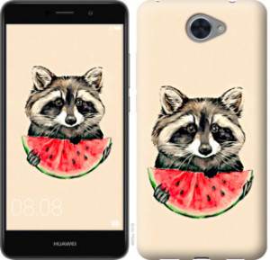 Чехол Енотик с арбузом для Huawei Y7 2017
