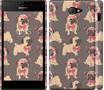 

Чехол мопсики 2 для Sony Xperia M2 D2305 731500