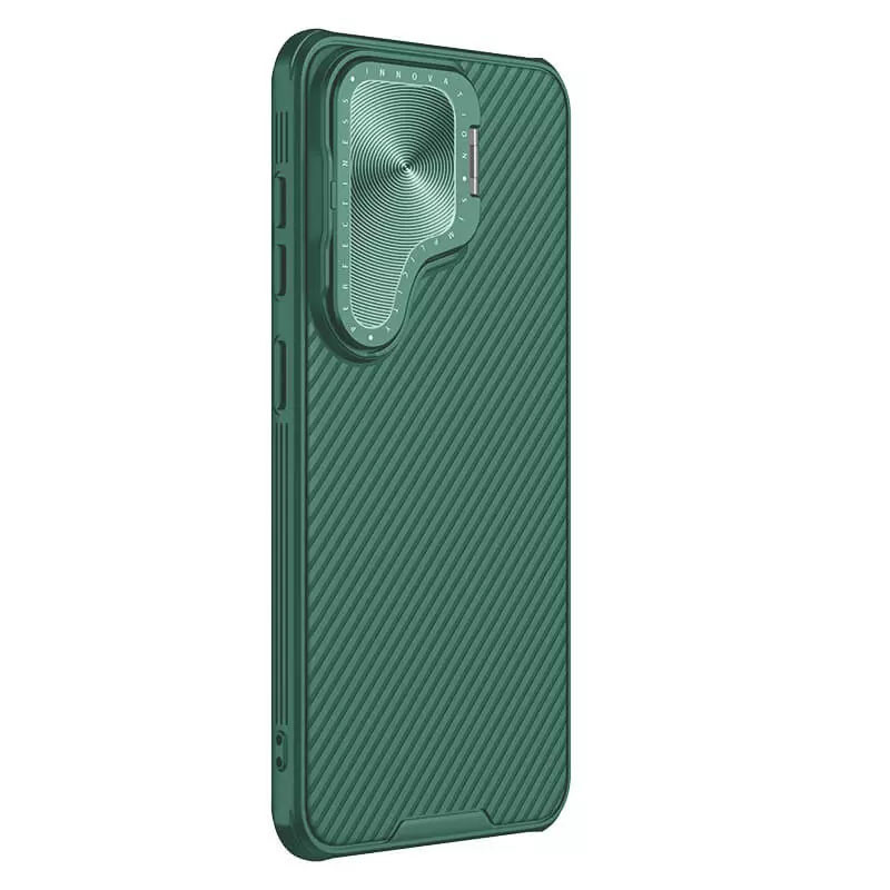 Фото Карбонова накладка Nillkin Camshield Prop на Samsung Galaxy S24+ (Deep Green) на vchehle.ua