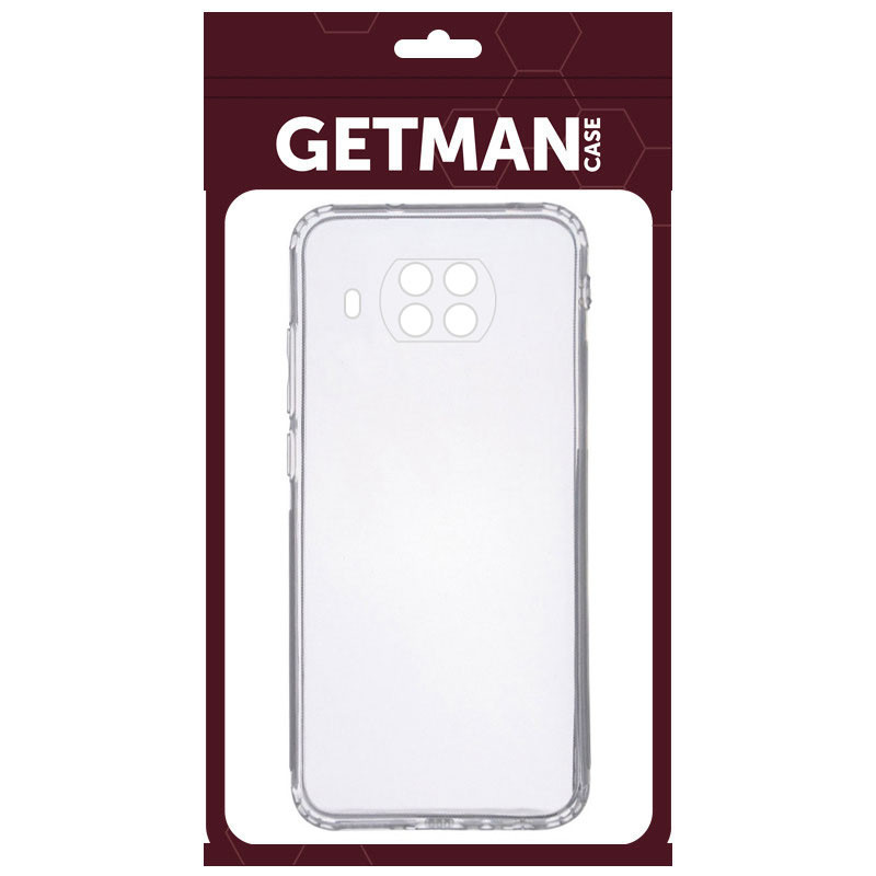 Фото TPU чехол GETMAN Clear 1,0 mm для Xiaomi Mi 10T Lite / Redmi Note 9 Pro 5G (Бесцветный (прозрачный)) на vchehle.ua