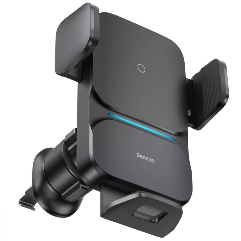 Автотримач з БЗП Baseus Wisdom Auto Alignment (QI 15W) (Air Outlet base) (CGZX000001) (Black)