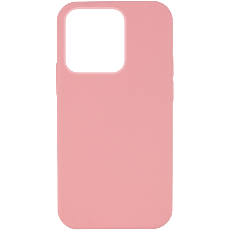 Чехол Silicone Case Full Protective (AA) NO LOGO для Apple iPhone 14 Pro (6.1") (Розовый / Pink)