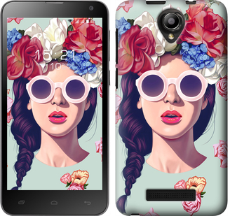 

Чехол Девушка с цветами для Fly IQ4514 298220