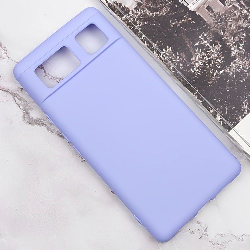 Фото Чохол Silicone Cover Lakshmi (A) на Google Pixel 6 (Бузковий / Dasheen) на vchehle.ua