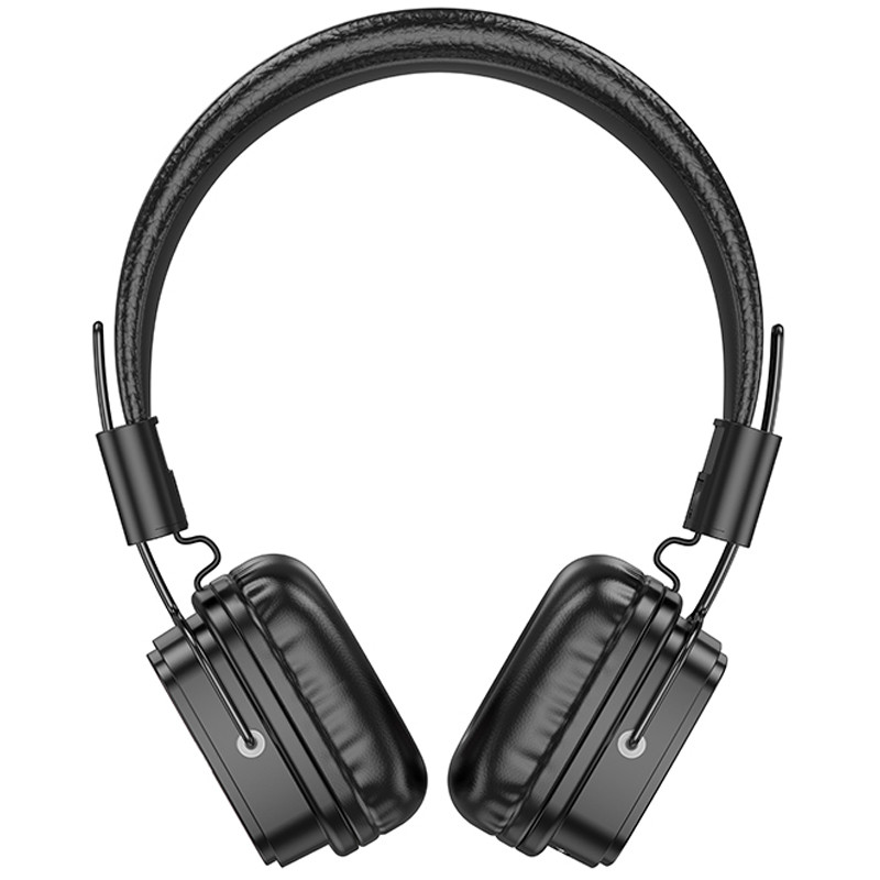 Фото Уцінка Накладні бездротові навушники Hoco W56 Earl (Розкрита упаковка / Black) в маназині vchehle.ua