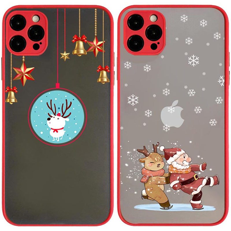TPU+PC чехол Christmas time для Apple iPhone 13 Pro Max (6.7")