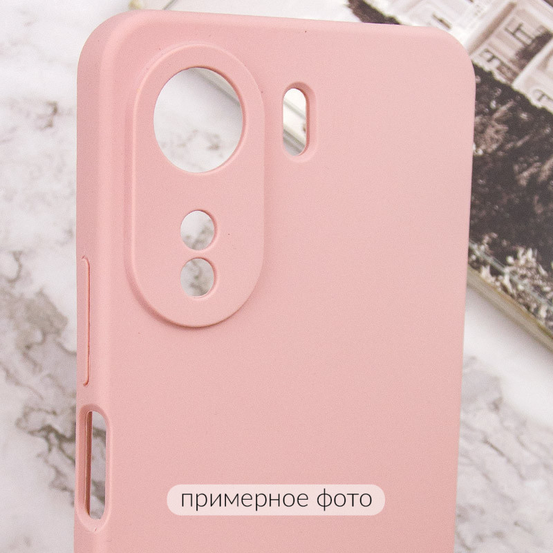 Купити Чохол TPU GETMAN Liquid Silk Full Camera на Xiaomi Redmi 13C / Poco C65 (Рожевий / Pink Sand) на vchehle.ua