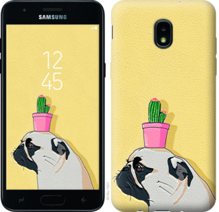 

Чехол Мопс с кактусом для Samsung Galaxy J3 2018 795426