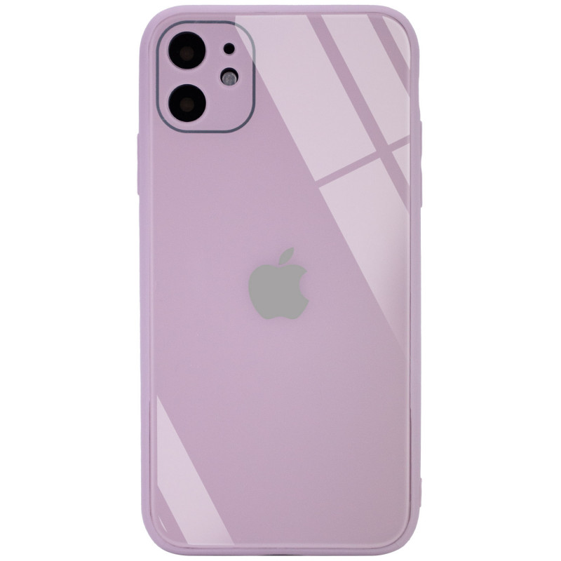 

TPU+Glass чехол GLOSSY Logo Full camera (opp) для Apple iPhone 11 (6.1") (Розовый / Pink Sand) 1097167
