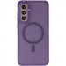 Фото Чохол TPU Bloom with Magnetic Safe на Samsung Galaxy A35 (Purple) на vchehle.ua