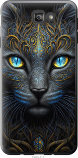 Чехол Кошка для Samsung Galaxy J7 Prime