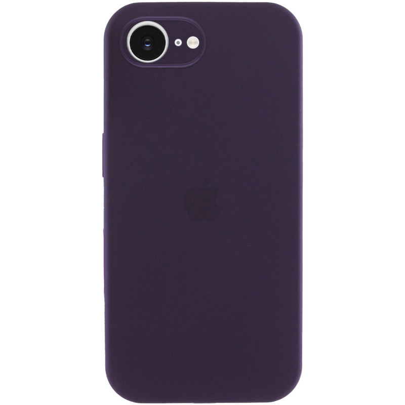 Чохол Silicone Case Full Camera Protective (AA) на Apple iPhone 16e (6.1") (Фіолетовий / Elderberry)