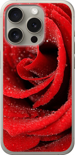 Чохол Червона троянда на iPhone 15 Pro