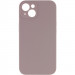 Чохол Silicone Case Full Camera Protective (AA) NO LOGO на Apple iPhone 14 (6.1") (Сірий / Lavender)