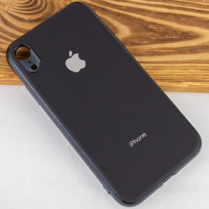 Фото TPU чохол Matte LOGO на Apple iPhone XR (6.1") (Чорний / Black) на vchehle.ua