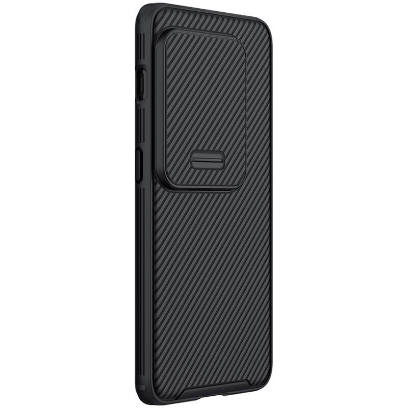 Купить Карбоновая накладка Nillkin Camshield (шторка на камеру) для OnePlus 10 Pro (Черный / Black) на vchehle.ua