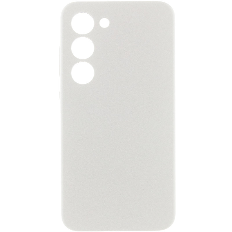 Чехол Silicone Cover Lakshmi Full Camera (AA) для Samsung Galaxy S23 (Белый / White)