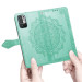 Купить Кожаный чехол (книжка) Art Case с визитницей для Xiaomi Redmi Note 10 5G / Poco M3 Pro (Бирюзовый) на vchehle.ua