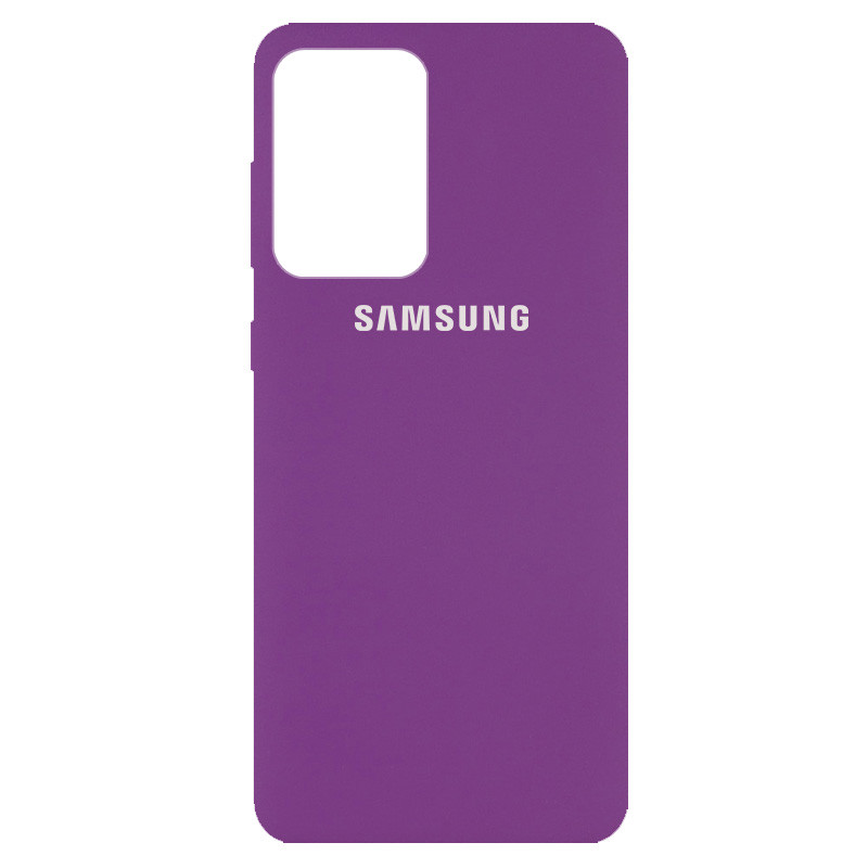 Чехол Silicone Cover Full Protective (AA) для Samsung Galaxy A13 4G (Фиолетовый / Grape)