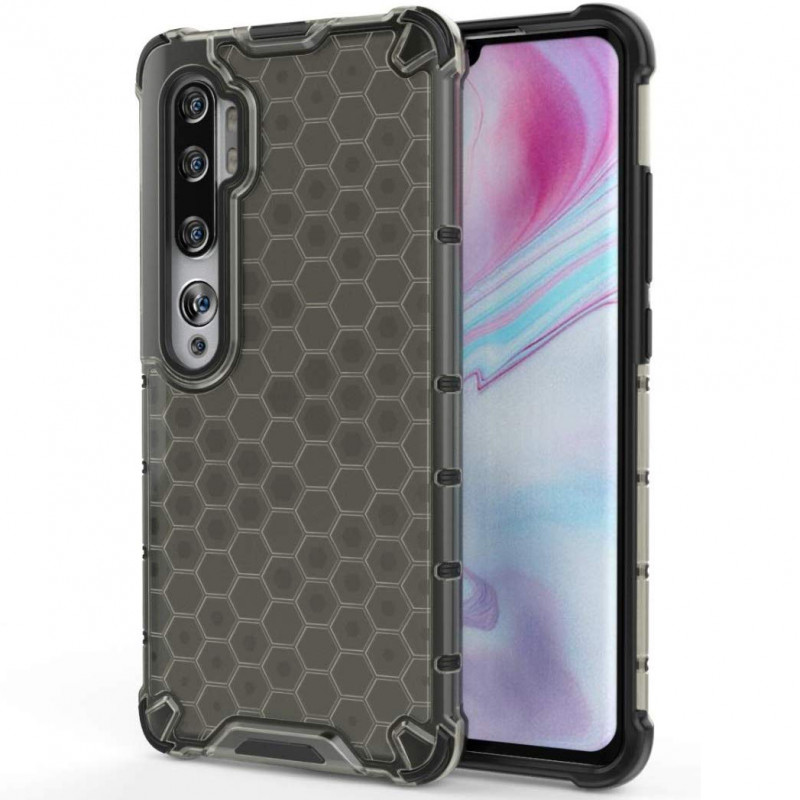 Ударостійкий чохол Honeycomb на Xiaomi Mi Note 10 / Note 10 Pro / MI CC9 Pro (Чорний)