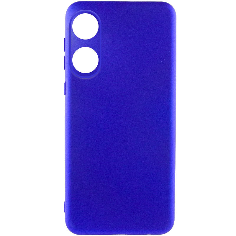 Чохол Silicone Cover Lakshmi Full Camera (A) на Oppo A38 / A18 (Синій / Iris)