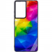 TPU+Glass чохол Diversity на Samsung Galaxy S21 Ultra (Rainbow)