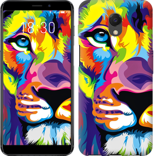 

Чохол Різнобарвний лев на Meizu M6s 639566