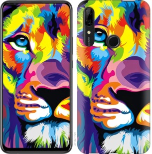 

Чохол Різнобарвний лев на Huawei P Smart Z 741387