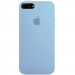 Чохол Silicone Case Full Protective (AA) на Apple iPhone 7 plus / 8 plus (5.5") (Блакитний / Lilac Blue)